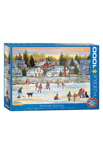 Eurographics Puzzle Eurographics - Evening Skating, 1000 pieces