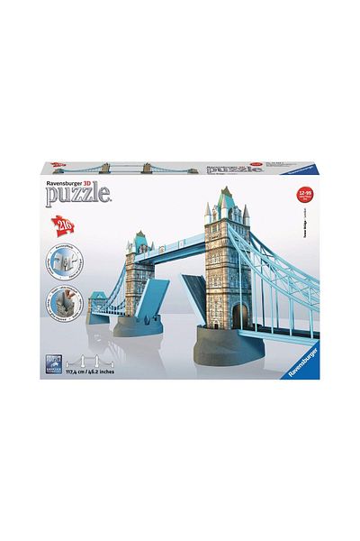RAVENSBURGER Ravensburger 3D puzzle - Tower Bridge, 216 pieces
