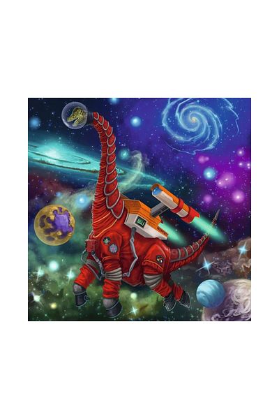 RAVENSBURGER Ravensburger Puzzle - Dinosaurs in Space, 3x49 pieces