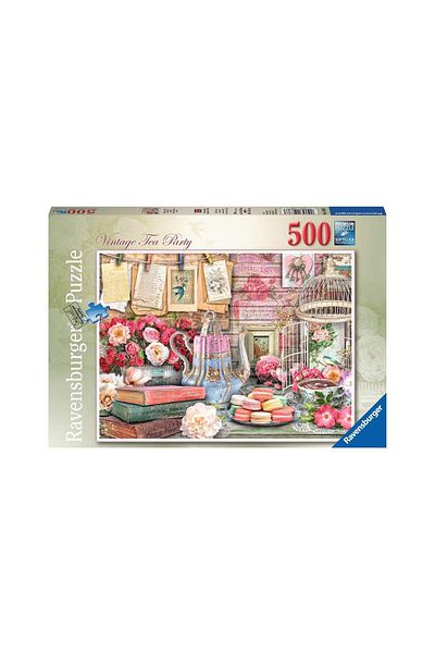 RAVENSBURGER Ravensburger Puzzle - Vintage Tea Party, 500 pieces