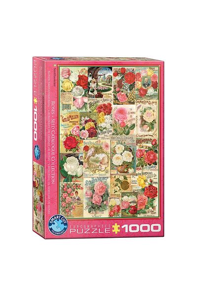 Eurographics Puzzle Eurographics - Roses Seed Catalogue, 1000 pieces