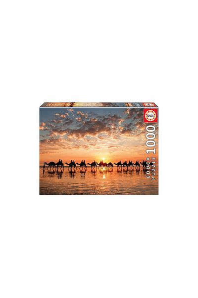 EDUCA Puzzle - Sunset In Beach Cable, 1000 piese