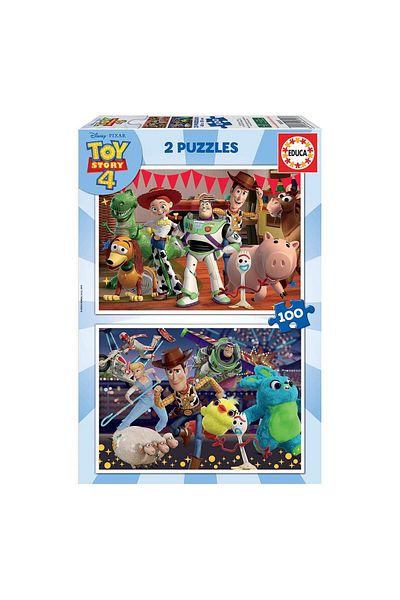 EDUCA Puzzle Educa - Toy Story 4, 2x100 pieces
