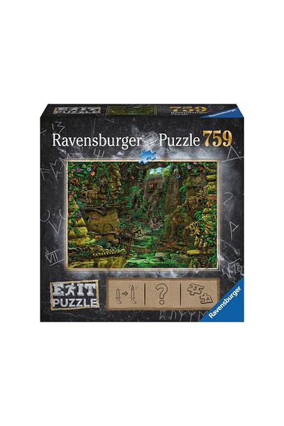 RAVENSBURGER Ravensburger Puzzle - Exit Puzzle - Temples in Angkor Wat, 759 pieces