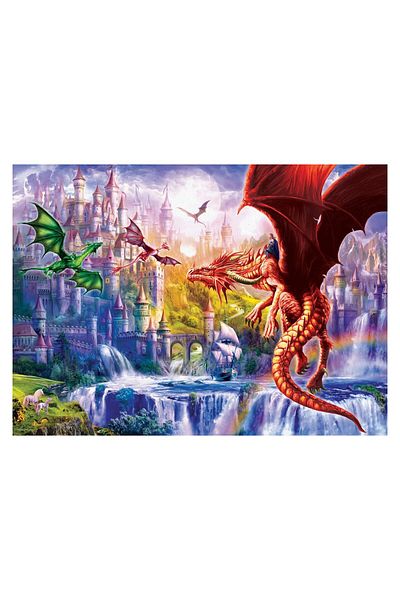 Eurographics Puzzle Eurographics - Dragon Kingdom, 500 pieces XXL