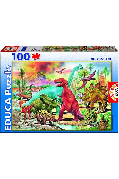 EDUCA Educa Puzzle - Dinosaurs, 100 pieces