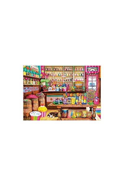 EDUCA Puzzle - The Candy Shop, 1000 piese, include lipici puzzle