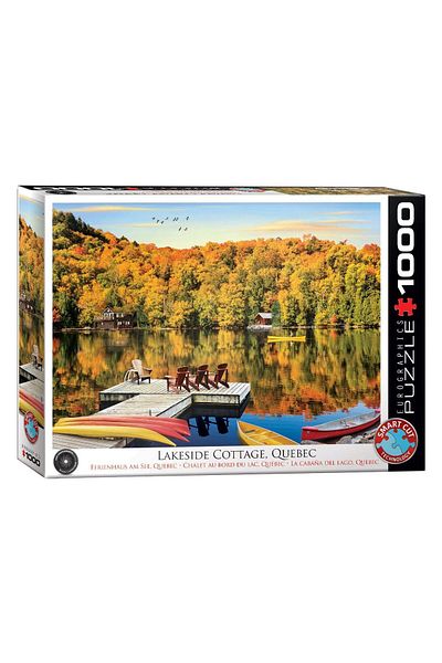 Eurographics Eurographics Puzzle - Lakeside Cottage Quebec, 1000 pieces