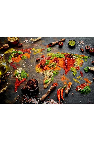 Enjoy Puzzle 1000 pieces Enjoy - World Map in Spices