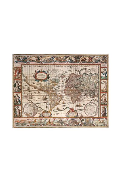 RAVENSBURGER Ravensburger Puzzle - World Map 1650, 2000 pieces
