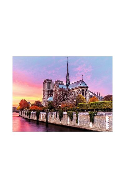 RAVENSBURGER Ravensburger Puzzle - Notre Dame Painting, 1500 Pieces