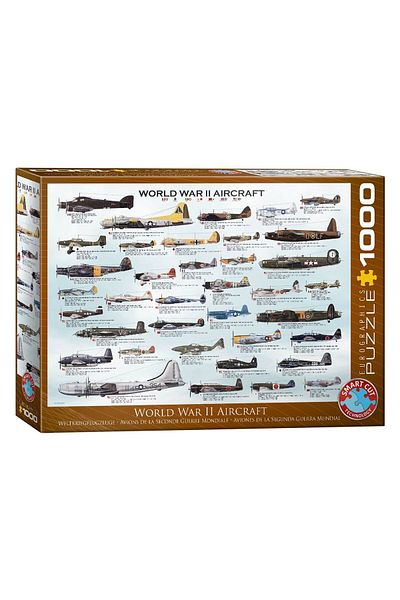 Eurographics Puzzle Eurographics - World War II Aircrafts, 1000 pieces