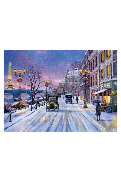 Eurographics Puzzle Eurographics - Dominic Davison: Christmas Eve in Paris, 1000 pieces
