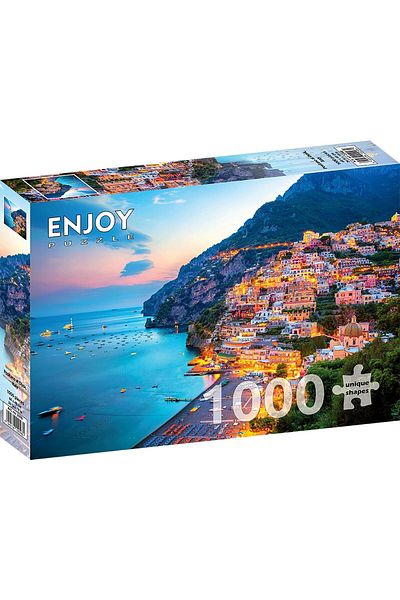 Enjoy Puzzle 1000 piese ENJOY - Positano at Dusk, Italy