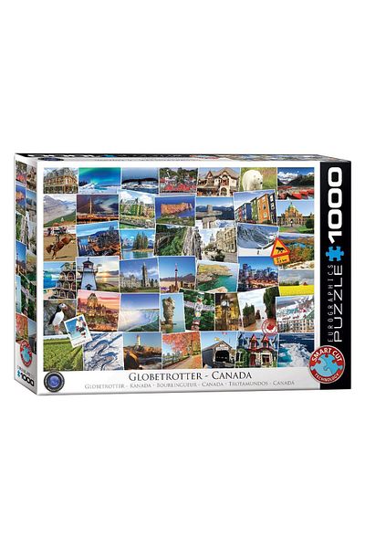 Eurographics Eurographics Puzzle - Globetrotter - Canada, 1000 pieces
