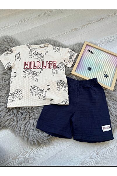 Cyber Waffle Fabric Comfortable Bottom Top Set