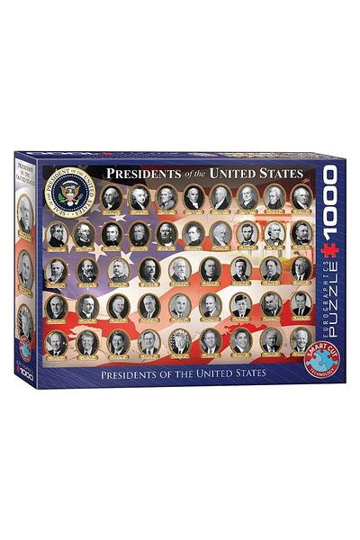 Eurographics Puzzle Eurographics - Presidents of the USA, 1000 piese