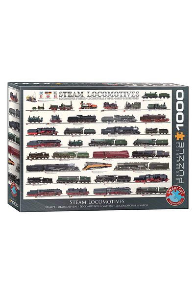 Eurographics Puzzle Eurographics - Dampfloks, 1000 pieces