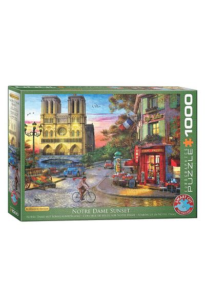 Eurographics Puzzle Eurographics - Dominic Davison: Notre Dame by Dominic Davison, 1000 pieces