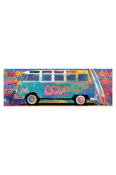 Eurographics Eurographics panoramic puzzle - VW - Love Splash, 1000 pieces