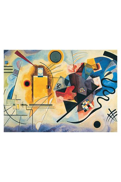 Eurographics Puzzle Eurographics - Vassily Kandinsky: Yellow, Re, Blue, 1000 pieces