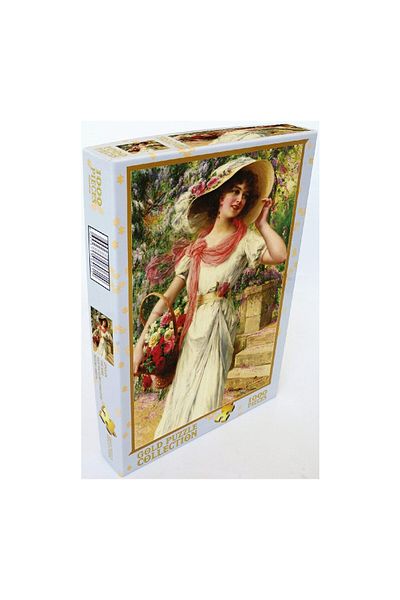 Gold Puzzle Puzzle Gold Puzzle - Emile Vernon: Flower Garden, 1000 pieces