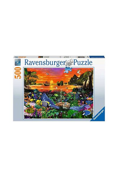 RAVENSBURGER Ravensburger Puzzle - Turtle, 500 pieces