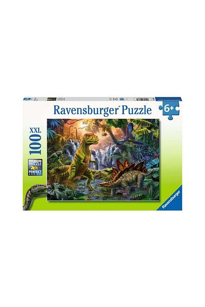 RAVENSBURGER Puzzle Ravensburger - The Dinosaur Oasis, 100 piese XXL