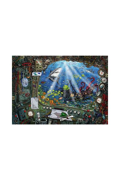 RAVENSBURGER Ravensburger Puzzle - Exit Puzzle - Submarine, 759 pieces