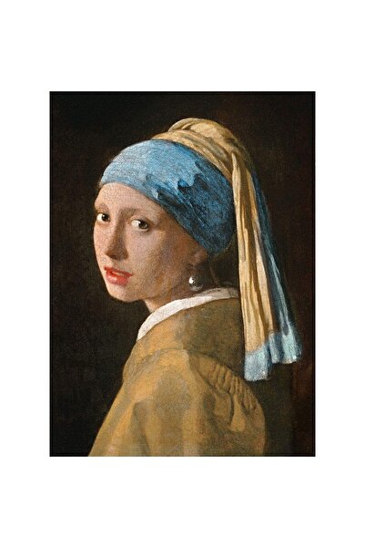 CLEMENTONI Puzzle 1000 piese Clementoni - Johannes Vermeer: ​​Fata cu cercel ...