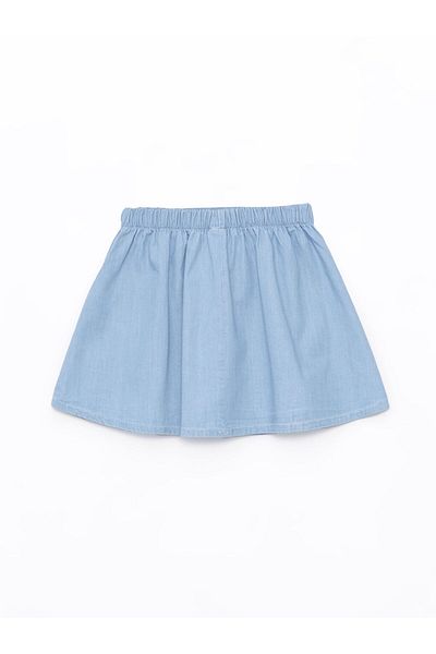 LC Waikiki Fusta de jeans pentru fete cu talie elastică sezon nou - S4HV69Z4