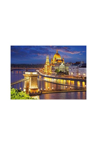 Castorland Puzzle Castorland - Budapest View at Dusk, 2000 pieces