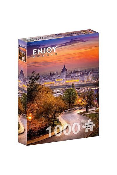 Enjoy Puzzle 1000 pieces ENJOY - Buda District with Hungarian Parliament