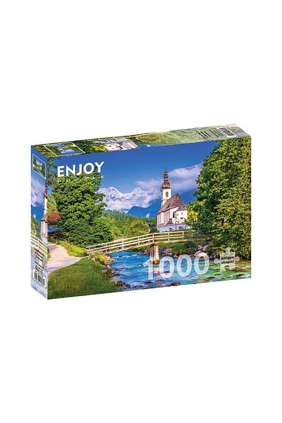 Enjoy Puzzle 1000 pieces Enjoy - Small Church in Ramsau, Germany