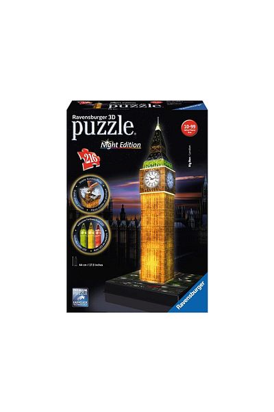 RAVENSBURGER Ravensburger globe puzzle - Big Ben, 216 pieces