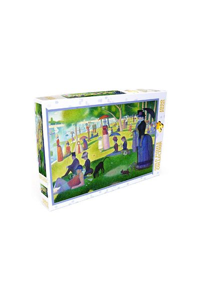 Gold Puzzle Puzzle Gold Puzzle - Georges Seurat: A Sunday Afternoon on the Island of La Grande Jatte, 1000 pieces