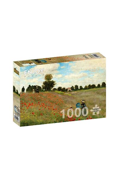 Enjoy Puzzle 1000 pieces Enjoy - Claude Monet: Poppy Field