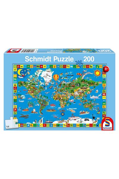 Schmidt Schmidt Puzzle - The Wonderful World, 200 pieces