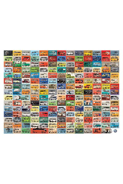 Eurographics Puzzle Eurographics - Volkswagon Groovy Bus, 1000 pieces