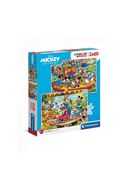 CLEMENTONI Puzzle 2x60 piese Clementoni - Mickey and Friends