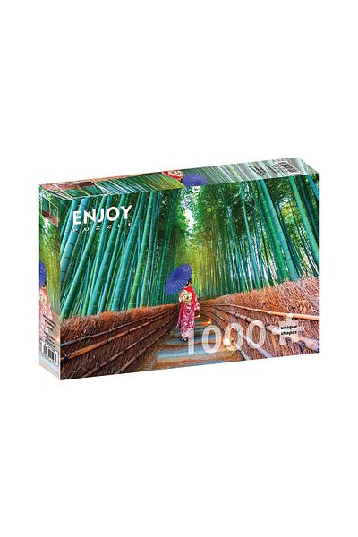 Enjoy Puzzle 1000 pieces Enjoy - Asian Woman in Bamboo Forest