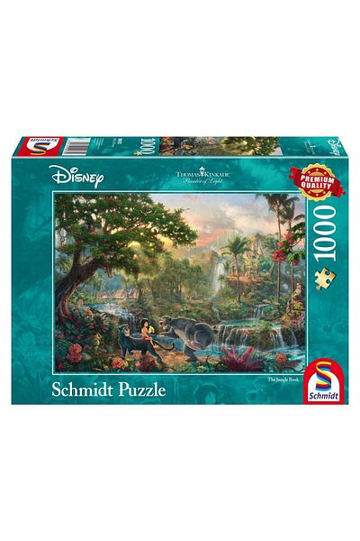 Schmidt Schmidt Puzzle - Thomas Kinkade: The Jungle Book, 1000 pieces