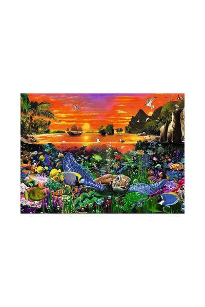 RAVENSBURGER Ravensburger Puzzle - Turtle, 500 pieces