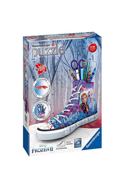 RAVENSBURGER Ravensburger 3D Puzzle - Sneaker - Frozen II, 108 pieces
