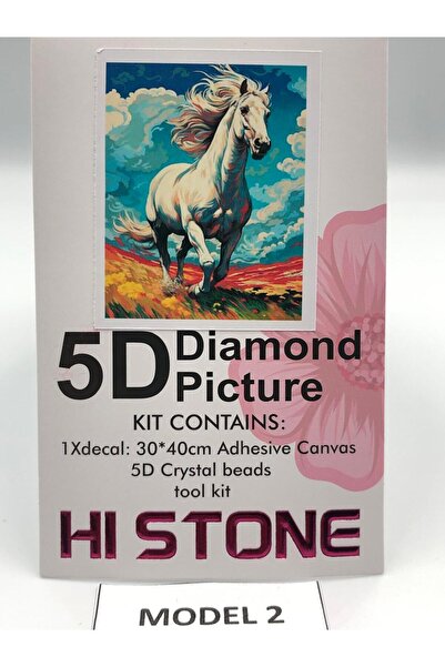 Genel Markalar 30x40 Boncuklu Taşlı Mozaik Elmas Goblen Pano Tablo Resim Puzzle Dıamond Paıntıng Hı Stone