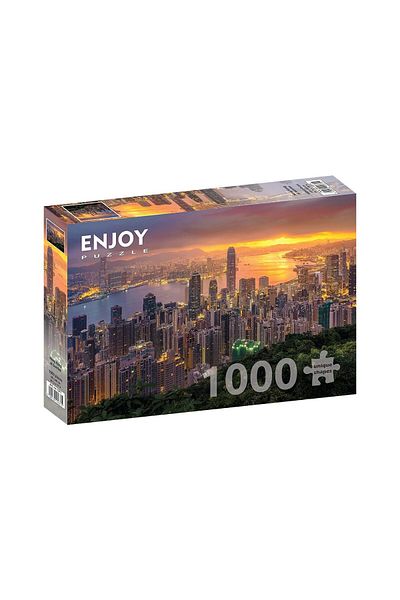 Enjoy Puzzle 1000 pieces Enjoy - Hong Kong at Sunrise