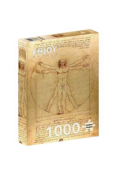 Enjoy Puzzle 1000 pieces Enjoy - Leonardo Da Vinci: The Vitruvian Man