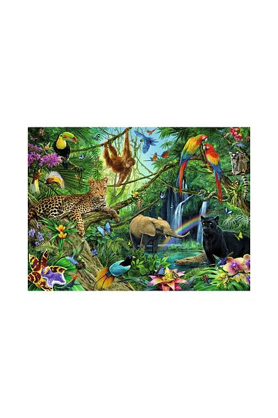 RAVENSBURGER Ravensburger Puzzle - Jungle, 200 pieces