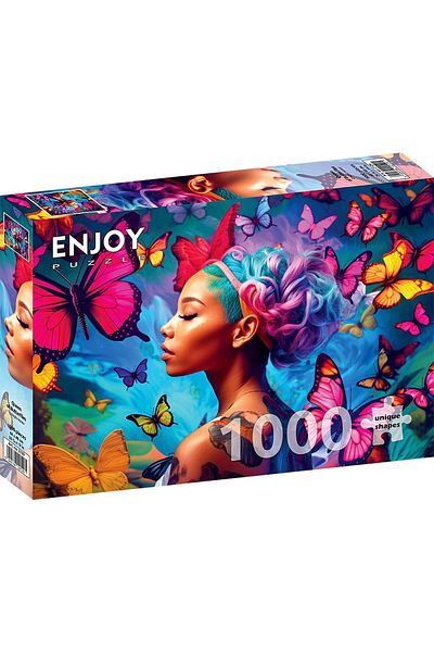 Enjoy Puzzle 1000 pieces ENJOY - Queen of Butterflies (Enjoy-2129)