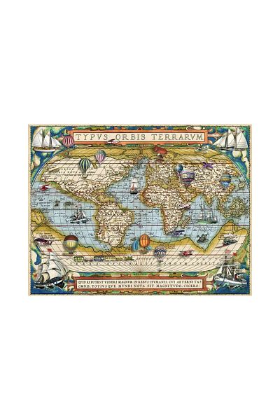 RAVENSBURGER Ravensburger Puzzle - World Map, 2000 pieces